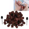 Professional Nail Polish Tool Kit 50pcs 180# Grit Nail Sanding Cap 2pcs Sanding Shaft