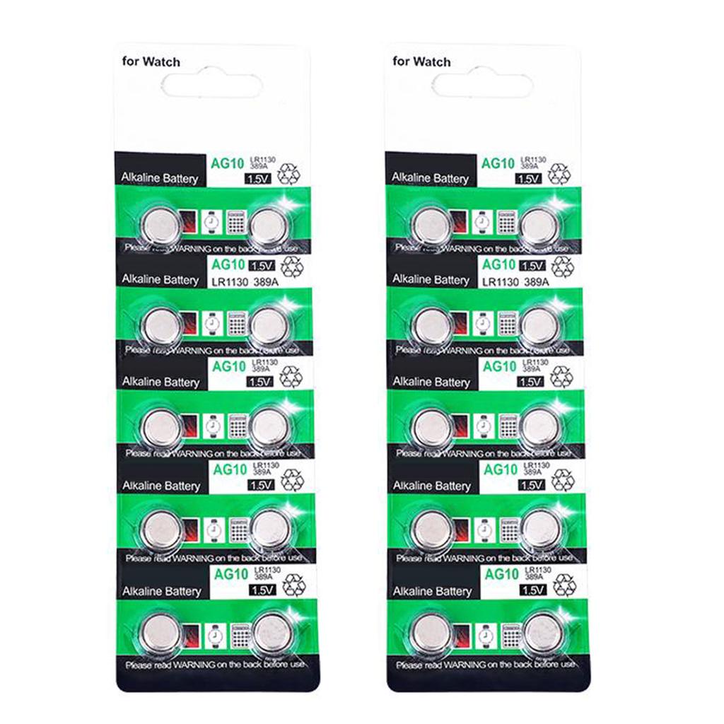 Длительный срок службы 20/10 шт AG10 LR1130 щелочные таблеточные батарейки для небольших электронных устройств бесключевого доступа игрушки