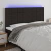 VidaXL LED Headboard Bedroom Furniture Double Bed Accessory Head of Bed Frame Interior Black 3122432