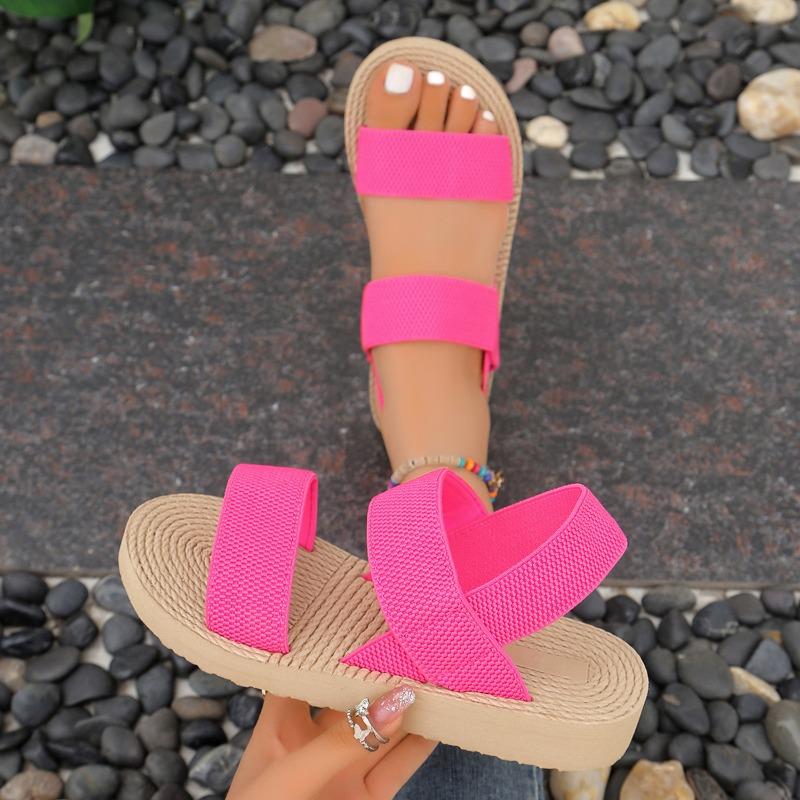 Hot-selling Women's Slippers On the Whole Network, New European and American Small Men, Heightened Thick-soled Wedges with Sandals