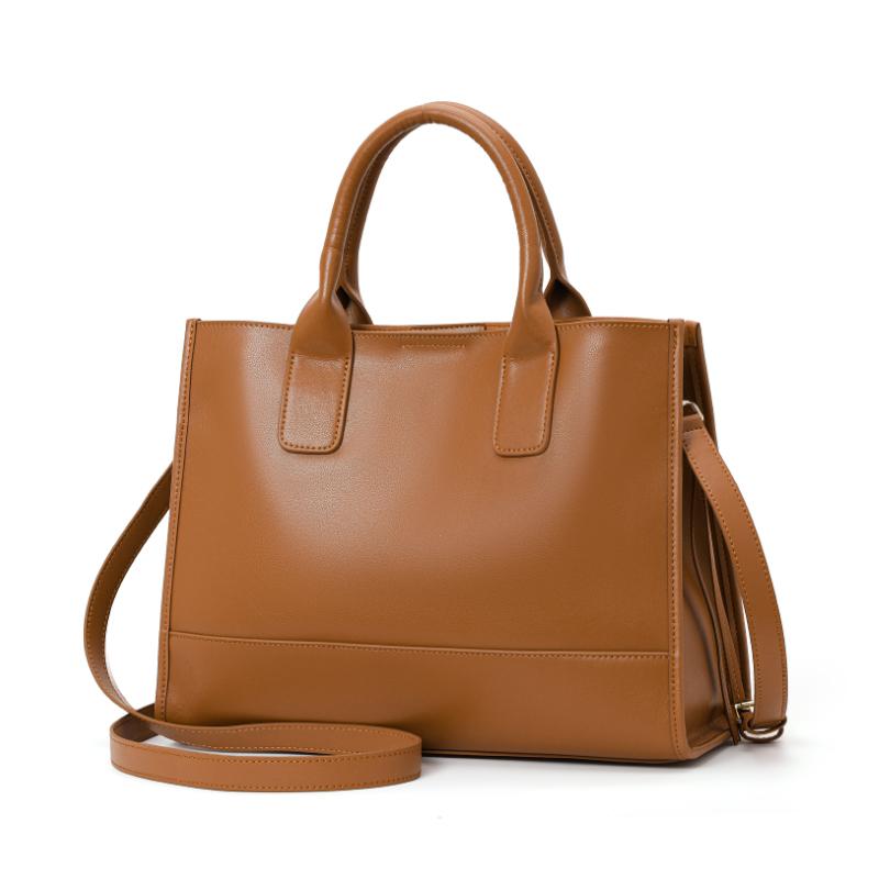 Aidrani Large Shoulder Bag Women's Handbag 2024 New Fashion Genuine Leather Women's Bag Tote Bag Large Capacity Crossbody Bag