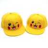 r Pikachu Poke Monster Adult Women's Embossed Spandex/Polyester Bucket Hat for Cosplay Cartoon Summer Fisherman
