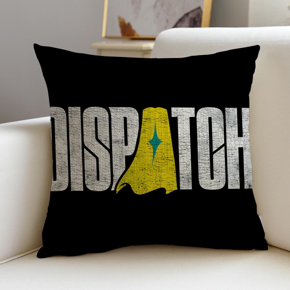 Rock DDispatchS Cushion Cover Breathable and skinfriendly linen pillowcase square removable and washable cushion