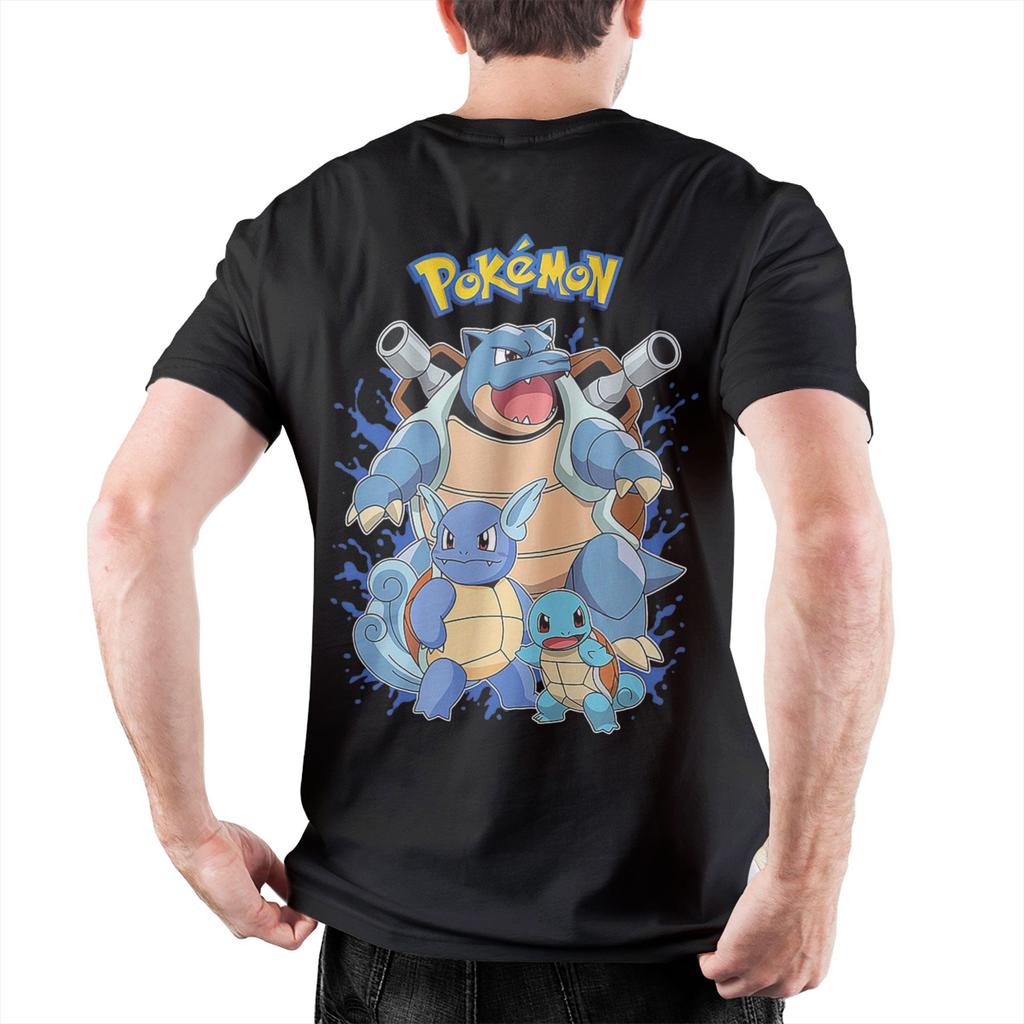 Unisex Pokemoned Charizard T Shirt Cotton Clothing Leisure Short Sleeve Round Collar Tees Summer TShirts Comfortable