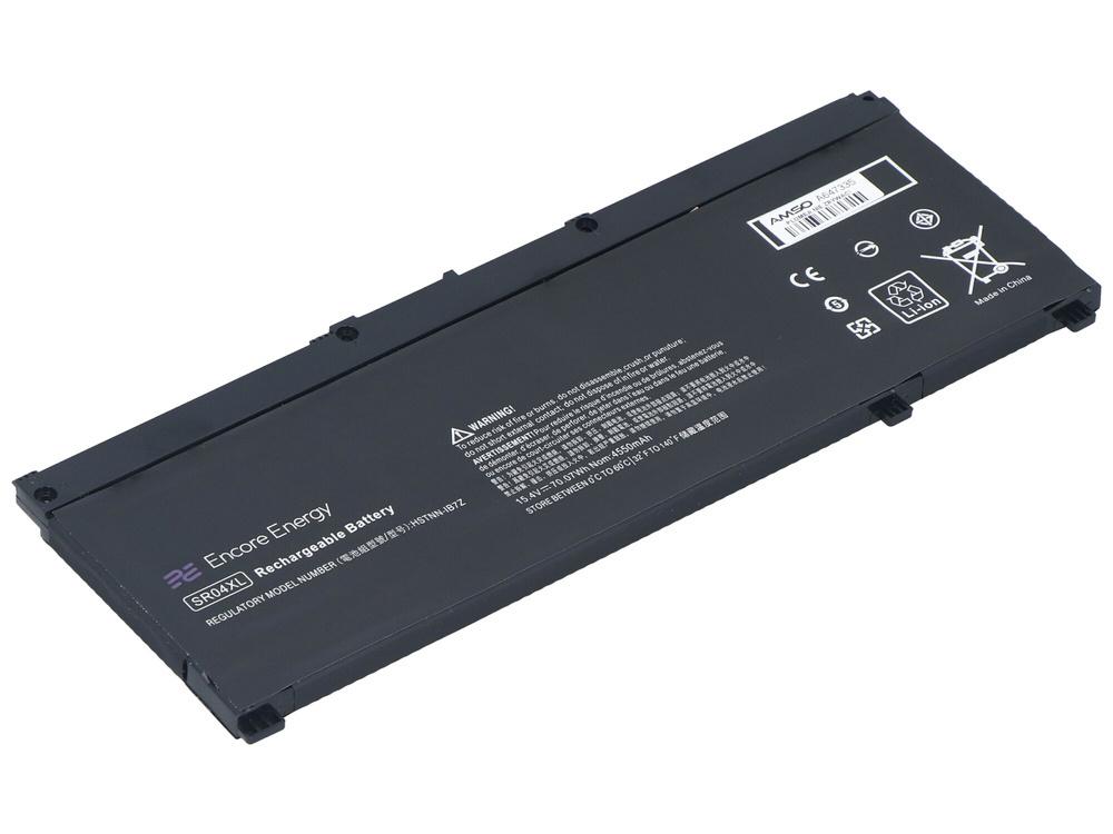 New Encore Energy Battery for HP Omen 15 Omen 17 Pavilion Power 70Wh 15.4V 4550mAh SR04XL
