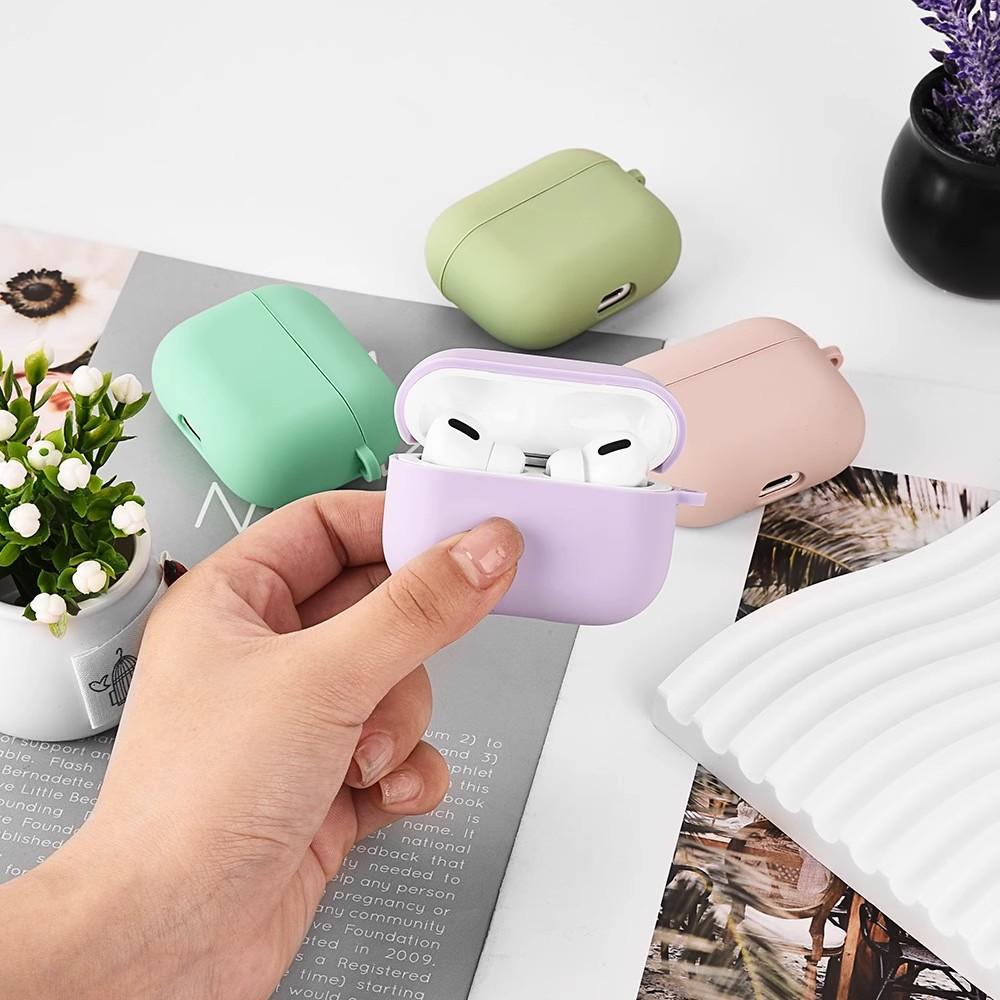 Силиконовые Чехлы для Наушников для airpods 3/4 кейса Защитные Мягкие Наушники airpods4/3 Чехлы Для Airpods Pro 2-3 Аксессуары