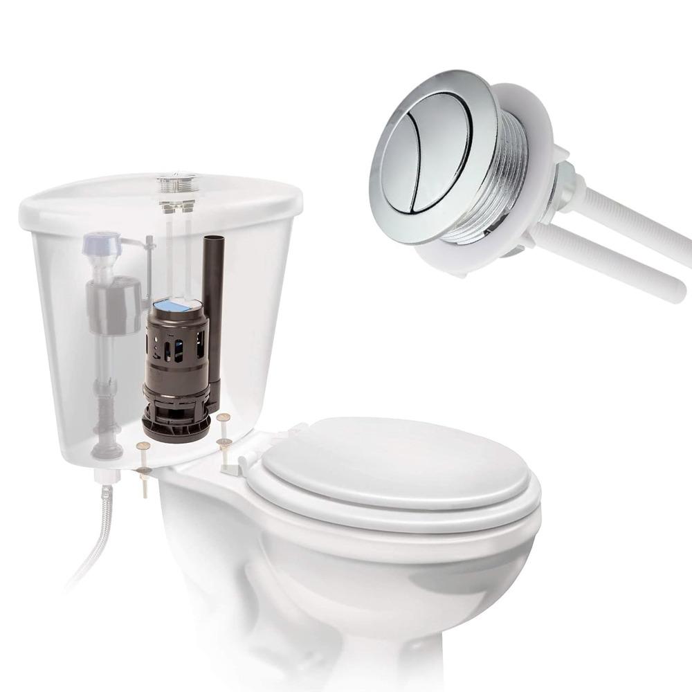 1 шт. Диаметр резьбы Двойная кнопка смыва Круглый клапан Смыв для унитаза Унитаз