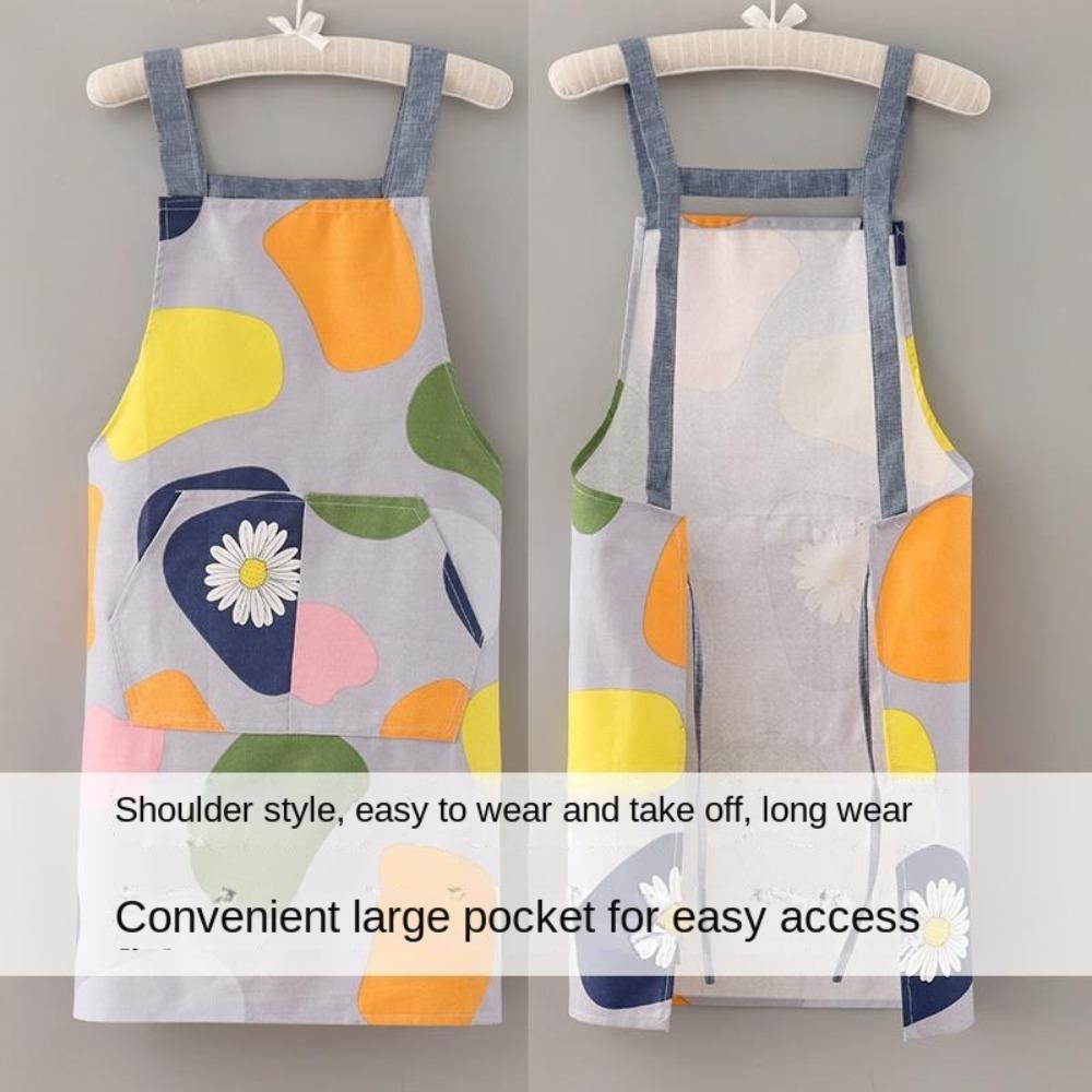 Thin Canvas Apron Stain Resistant Work Apron Cute Kitchen Apron  Kitchen