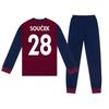 West Ham United FC Boys Tomas Soucek 28 Long Pyjama Set