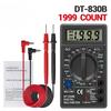 1 шт. DT830B цифровой портативный мини-мультиметр для проверки и обслуживания электроприборов цифровой дисплей универсальный амперметр