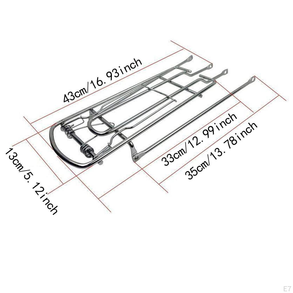 Велосипедный задний багажник Велосипедное хвостовое оборудование для горного велосипеда Сверхпрочная сталь