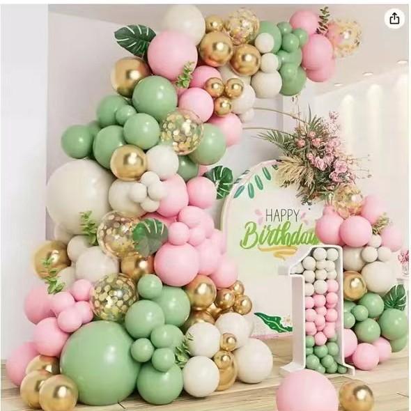 Avocado Balloon Chain, Shopping Mall Kindergarten Store Opening Styling Balloon Birthday Party Decoration Balloon