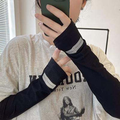 1 пара впитывающих пот защитных рукавов от ультрафиолета для мужчин и женщин, защита от солнца, нарукавники для езды на велосипеде и вождения