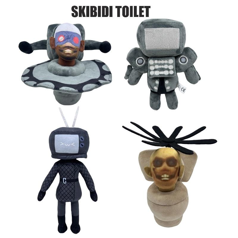 Adorable Skibidi Toilet Plush Toy Short Hair For Extra Cuddliness Various Colors Available