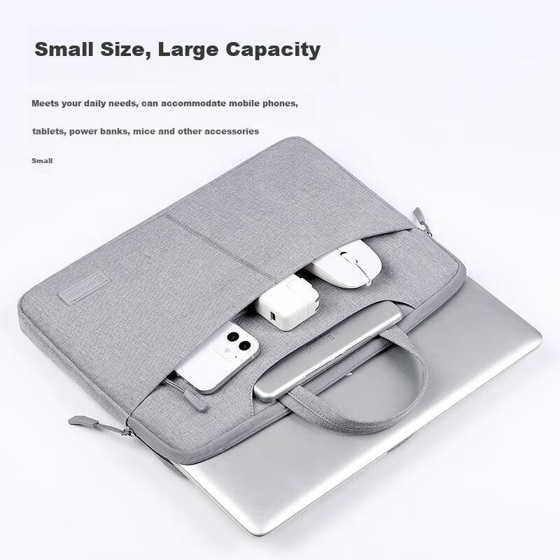 BRINCH Laptop Bag 12/16 Inch Business Lightweight Travel Case Compatible with Xiaomi, Apple, Huawei Notebooks