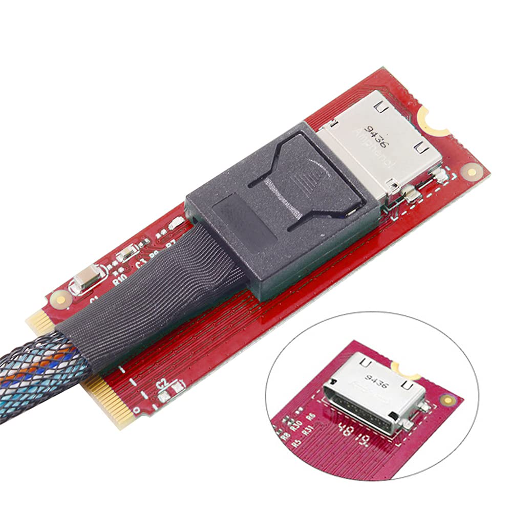 NFHK Хост-адаптер для кабеля 70 PCI-E 3.0 M.2 M-OCULINK SFF-8612 SFF-8611