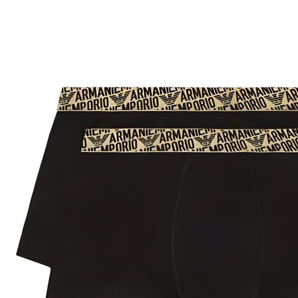 Emporio Armani Мужское нижнее белье с принтом логотипа, хлопок стрейч, 2 шт., FW24 111210-4F598-17020