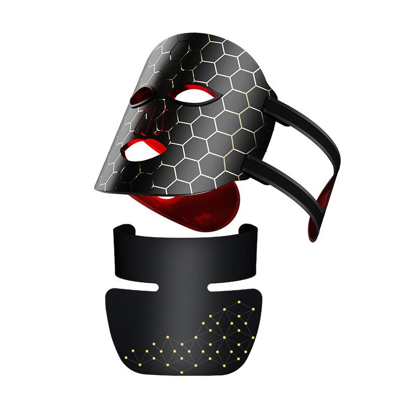 Косметическая маска Фотон Электронный прибор для омоложения кожи 7-цветная маска Бытовая красная и синяя светодиодная лампа прибор для красоты