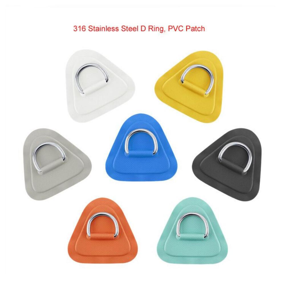 Кольцо D из нержавеющей стали/нашивка с клеем для надувной лодки из ПВХ, плота, лодки, каноэ, каяка, доски для серфинга, SUP, привязки