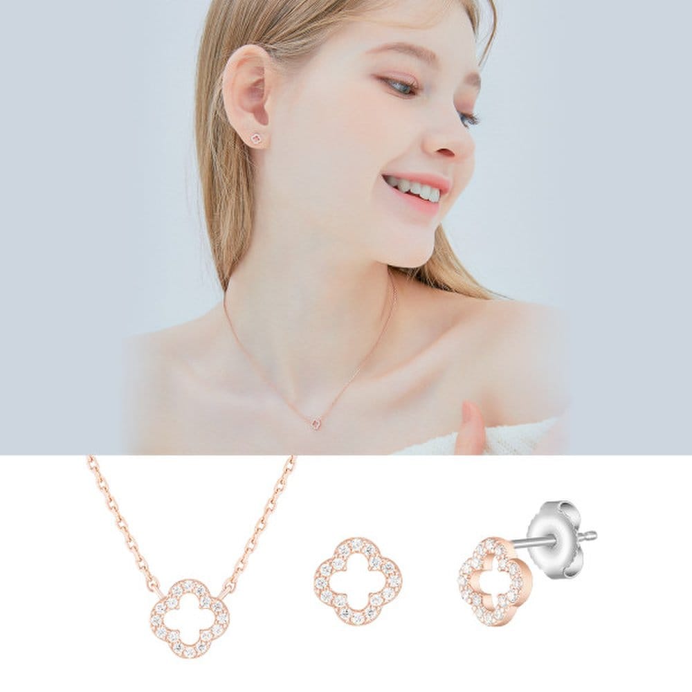 Комплект ожерелье и серьги Lala J (Набор-J0-0330)