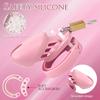 Silicone Chastity Cage Male Cock Lock S/L Penis Rings Sex Toys For Sissy Men Femboy Stretcher BDSM Gay Erotic Urethral Device 18