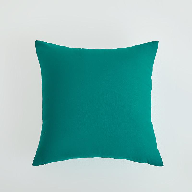 Однотонный отшлифованный чехол для подушки для диванов и гостиных