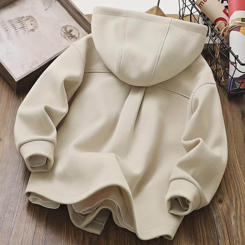 Kids' Hooded Jackets 2024: Spring & Autumn Korean Style for Boys & Girls