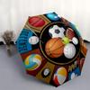 Sports Wheel, Game Spinner-themed, Eight-ribbed, Self-folding Umbrella Is Suitable for Everyday Outdoor Use and Is An Ideal Gift for Friends