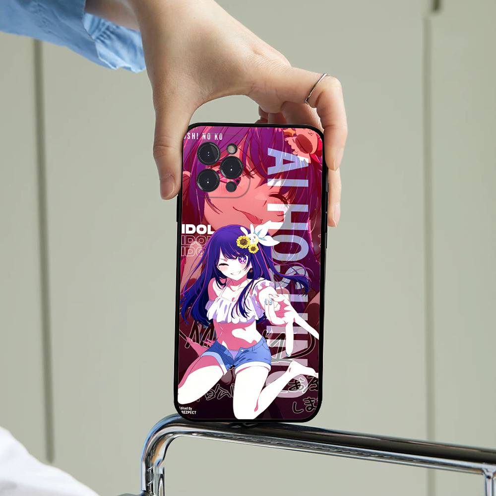 Anime Oshi No Ko Phone Case For Iphone 17 16 15 16e 14 13 12 11 Pro Max Plus Case Cover Coque