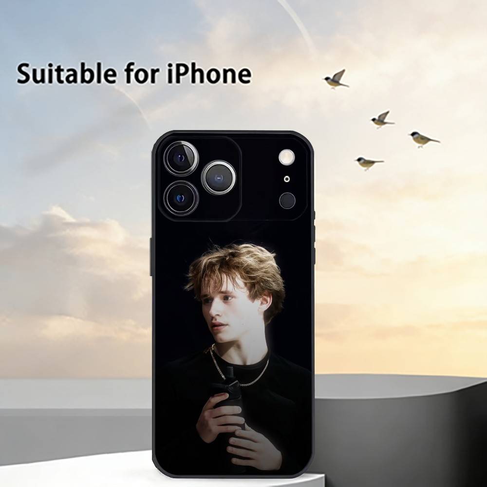 Чехол для телефона S-Фигуристы I-Илия Малинин Для iPhone 17, 16, 15, 14, 13, 12, 11 Plus, Pro Max, Другие Мягкий Черный Чехол