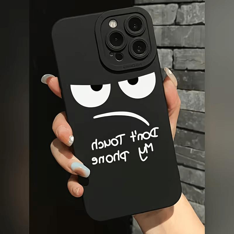 1 Чехол для телефона "Не трогай меня" подходит для iPhone 17 16 15 14 13 12 11 Pro/Max/Plus противоударная задняя крышка