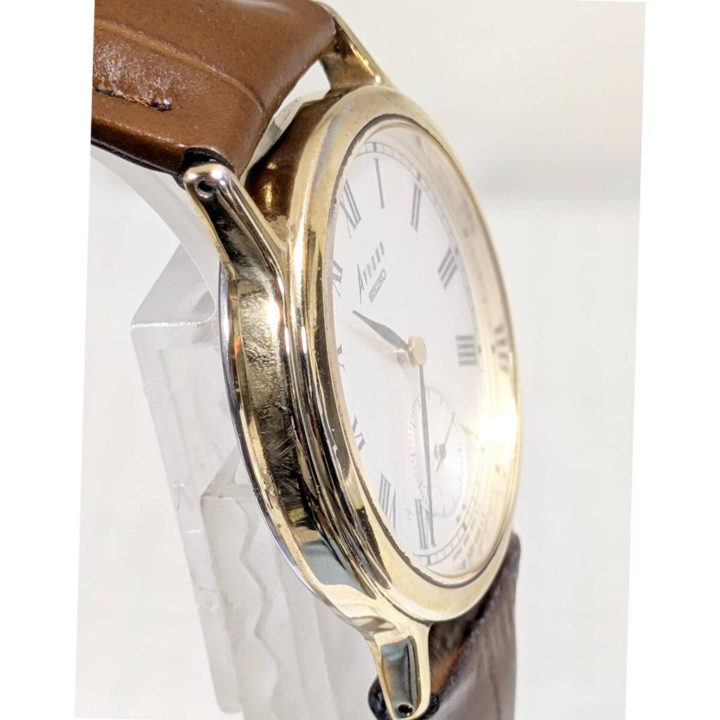 SEIKO AVENUE Малые секунды Батарейка и ремешок Рабочие мужские часы, Заменены, Состояние, C-06