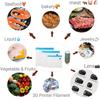 Vacuum Storage Bags 20 Pack 21x22cm Reusable Food Sealer Bags for Freezer Sous Vide Use