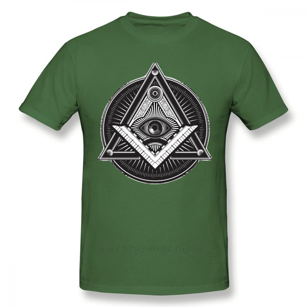 Illuminati T Shirt Illuminati Tshirt Classic Short Sleeves Tee Shirt Graphic 3xl Male Funny 100 Cotton Tshirt