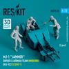 Reskit Набор для 3D-принтера Bomb Loader Crew 1 Current Use 1/72 MJ-1 из 3 частей RSKF72-0029