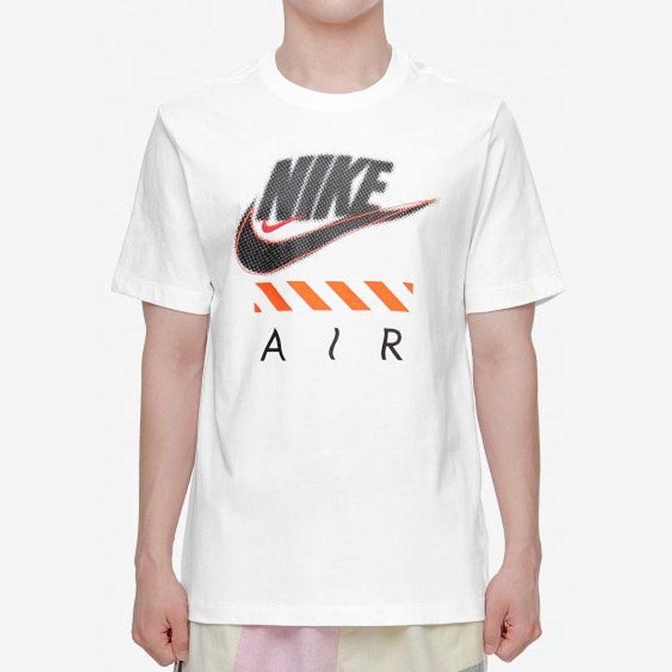 Nike Мужская футболка с круглым вырезом, тонкий, прямого кроя CT6533-100
