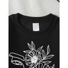 Европейские размеры Детский свитшот с круглым вырезом Цветочный рисунок с контуром лица, Спортивная и повседневная одежда, Мягкий и удобный, Детская одежда