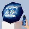 Принтованный 5-й номер Warrington Wolves?Сложить Мини-зонт 8?Складной ветрозащитный зонт с ребрами для женщин, карманный