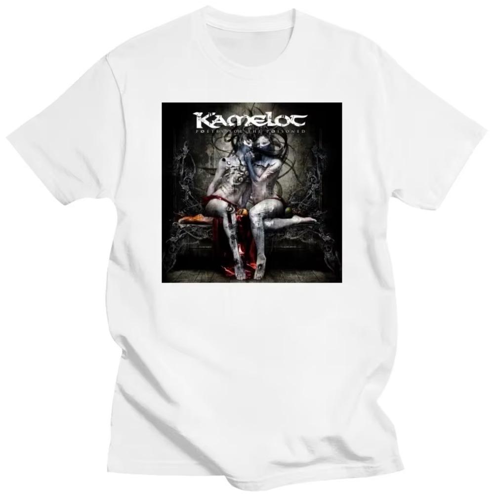 Новые мужские модные футболки в стиле пауэр-метал Kamelot, повседневные, хип-хоп, футболки, топы, одежда в стиле Харадзюку