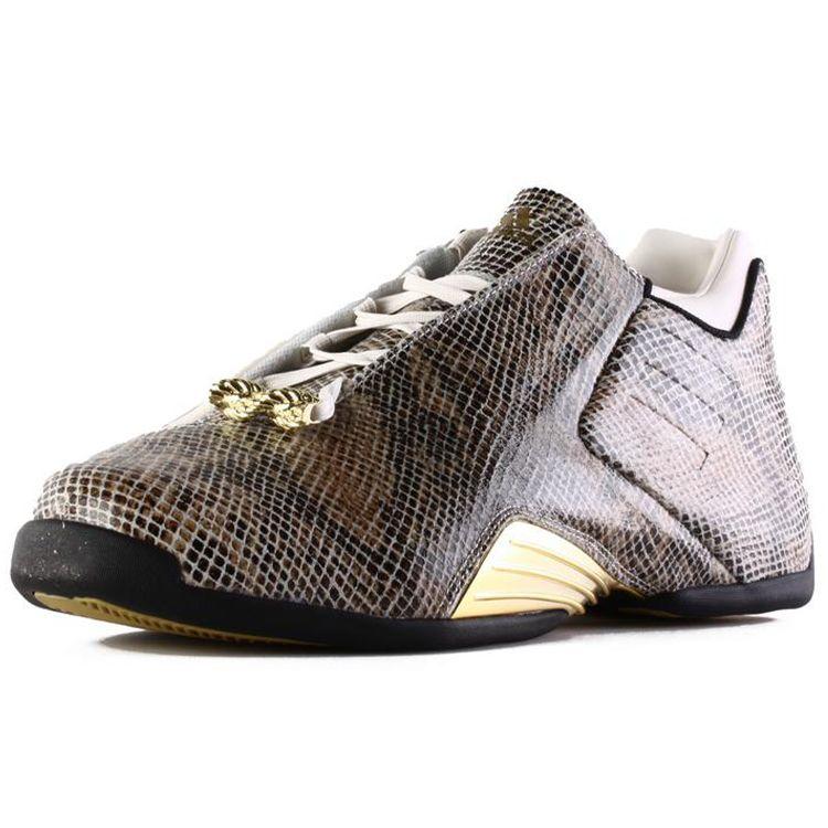 Adidas T Mac 3 Comfortable Durable Low Top Basketball Shoes Men sneakers Black Brown S85478
