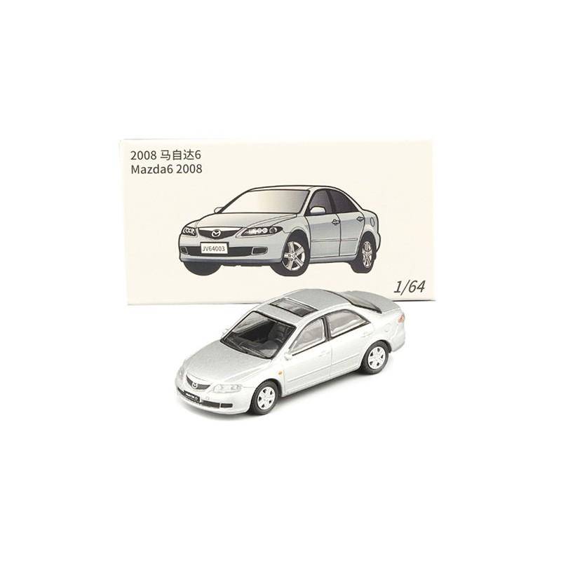 Jkm164 2008 Mazda 6 Спортивный автомобиль Модель из сплава Коллекционная игрушечная машина для мальчиков