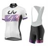 Womens Cycling Jersey Set Short Sleeve Breathable Quick-Dry Mesh Performance Kit Road Bike Ride