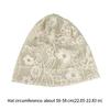 Retro Embroidered Crochet Flower Lace Hat Spicy Girl Thin Hollow Out Beanies Korean Style Breathable Weave Knitted Cap Outdoor