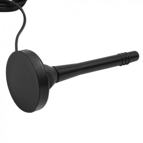 Universal 11732" DC12V Signal Antenna FM AM Radio Aerial w Magnetic Base 298cm