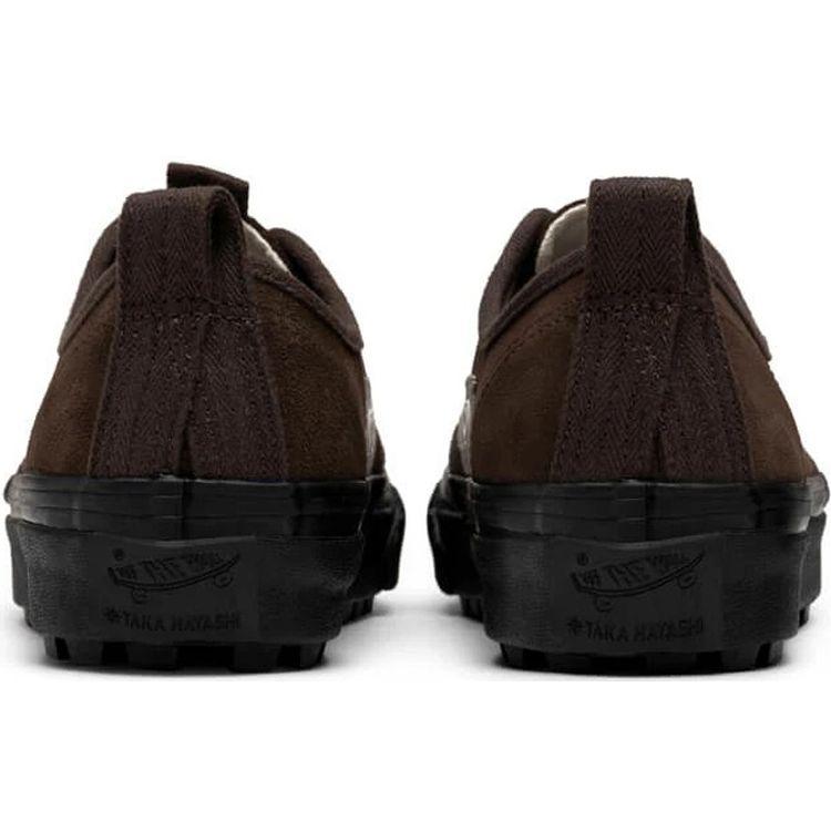 Vans Vault Derby V Lug LX Удобные Универсальные Низкие Кеды для Скейтбординга Унисекс Коричневые VN0A45K966O