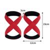2Pcs Padded Figure 8 Straps Deadlift Weight Lifting Wrist Straps Anti-Slip Sport Fitness Power Lifters Workout Pull-Ups Straps