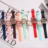Student Style Silicone Watch For Women Ladies Casual Quartz With Sapphire Glass Dial