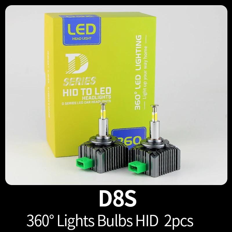 2 шт. Светодиодные лампы для фар D1S D1R HID 70 Вт 6000K Super White Комплект для конвертации HID Xenon D2S D2R D3S D3R D4S D4R D5S D8S