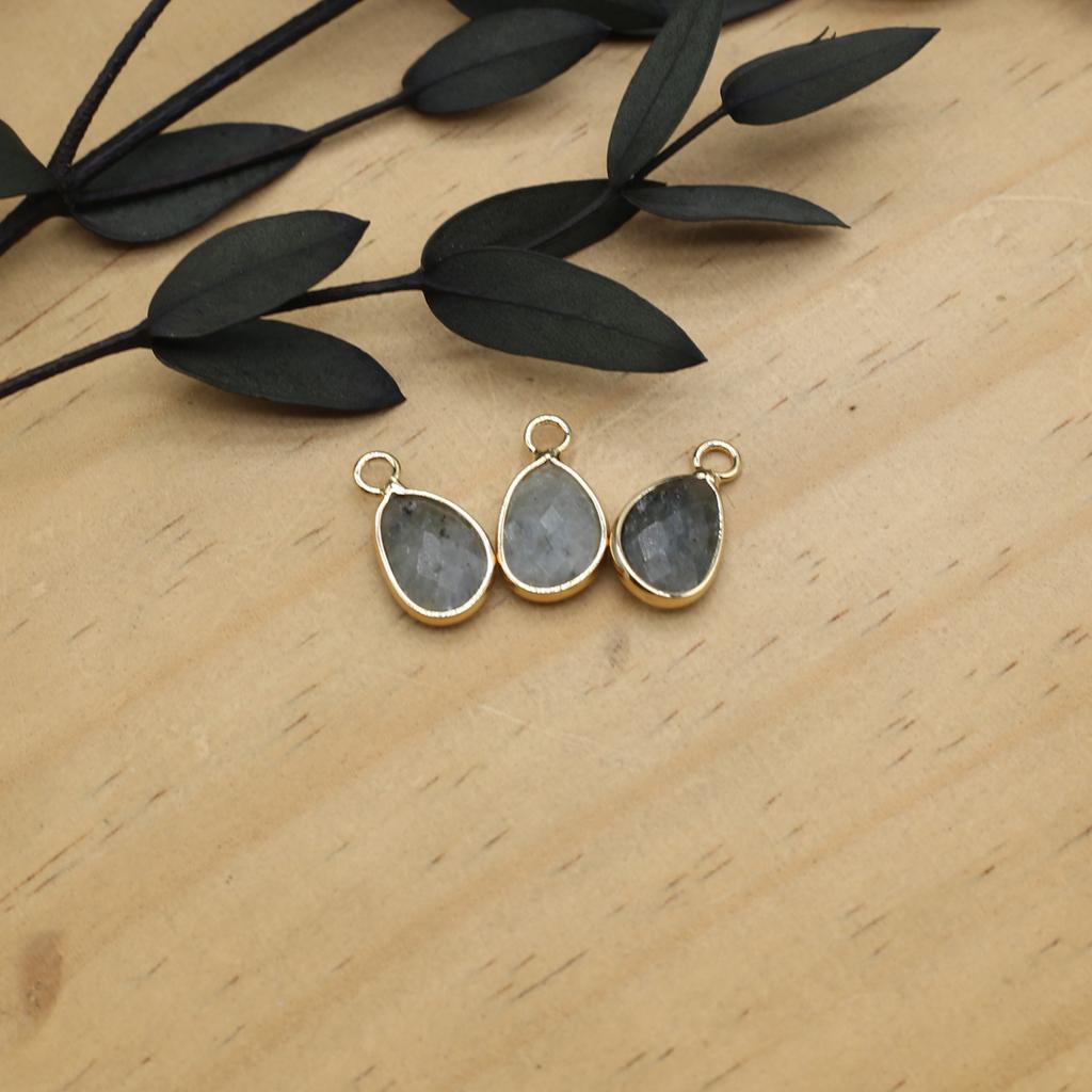 3 шт. небольшой кулон из натурального камня агаты/розовый кварц граненый кулон для изготовления ювелирных изделий DIY ожерелье серьги браслет аксессуар