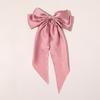 Red Velvet Bows Hair Ribbons Scrunchies for Women Girls Long Elastic Hair Ties Headwears Female Kids Styling Tools